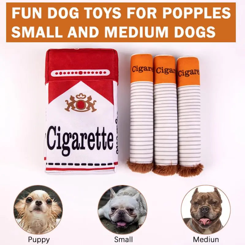 Cigarettes Dog Toy