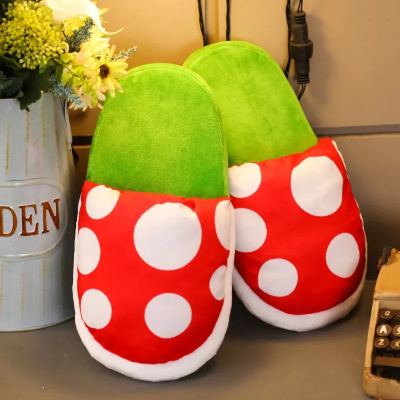 Mushroom Home Slippers