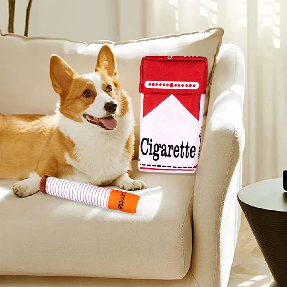 Cigarettes Dog Toy
